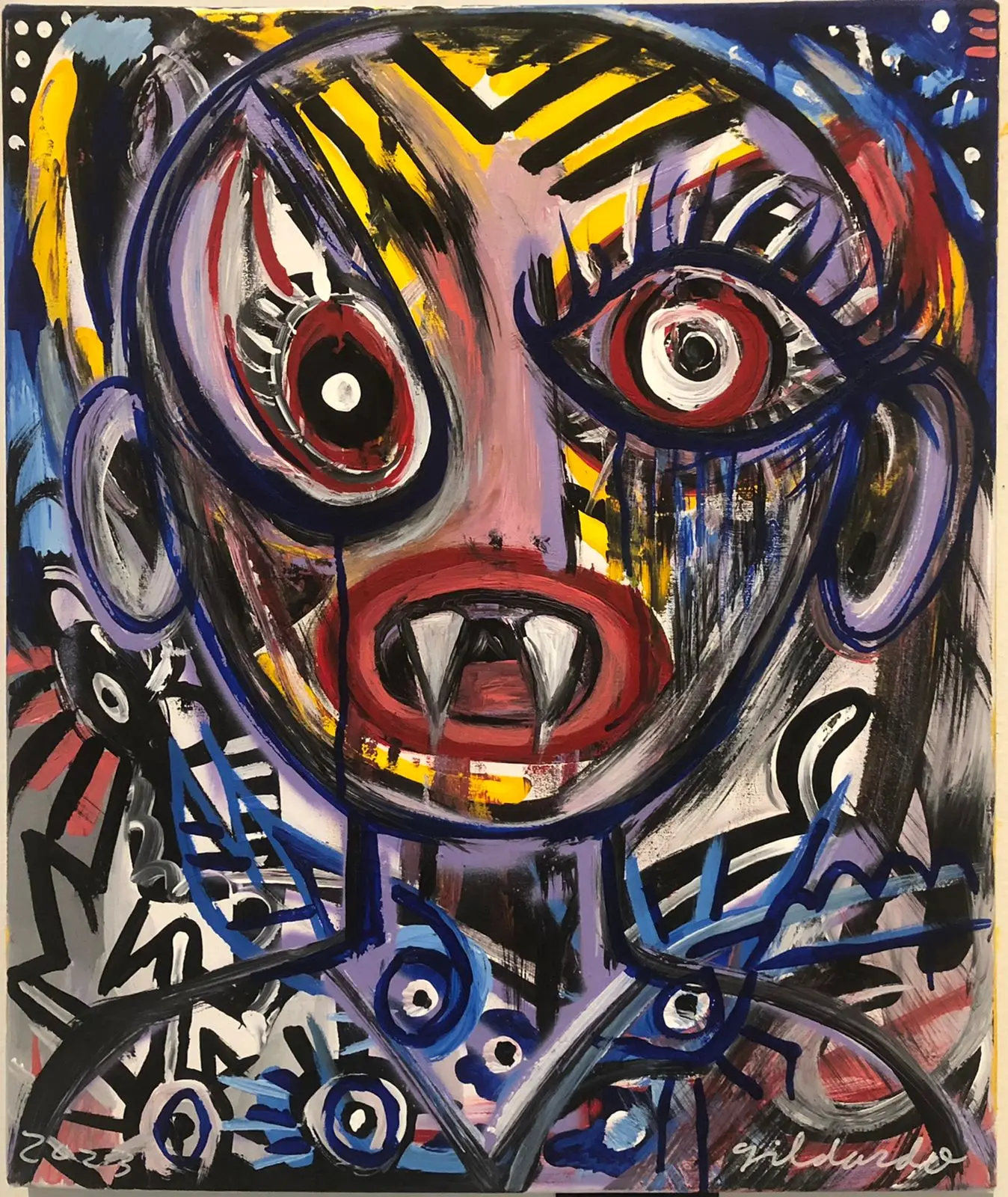 Art painting of Mario Gildardo